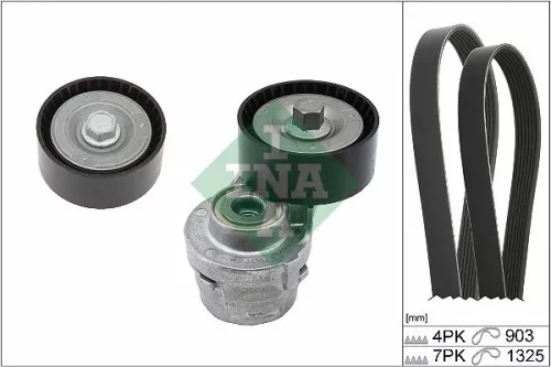 V-ribbed Belt Set Schaeffler INA 529 0386 10)