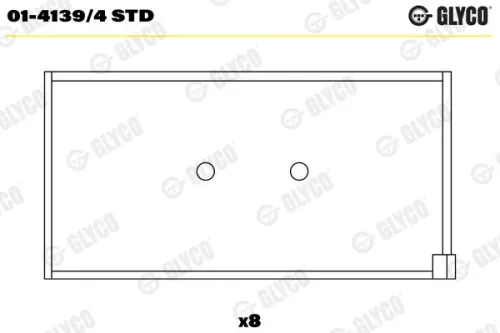 Connecting Rod Bearing GLYCO 01-4139/4 STD)