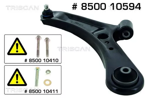 Control/Trailing Arm, wheel suspension TRISCAN 8500 10594)