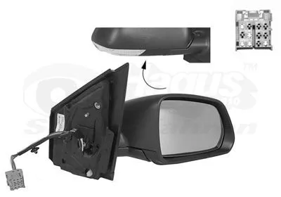 Exterior Mirror VAN WEZEL 5828808)