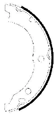 Brake Shoe Set, parking brake TEXTAR 91062100)