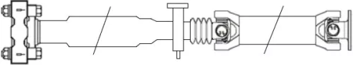 Propshaft, axle drive LÖBRO GKNP20033)