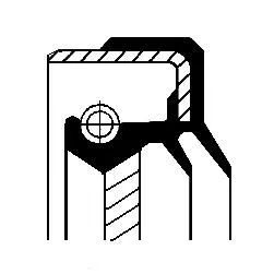 Shaft Seal, differential CORTECO 49490476)