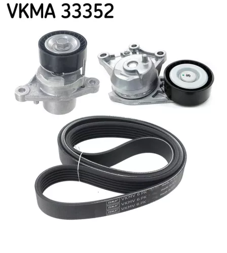 V-ribbed Belt Set SKF VKMA 33352)