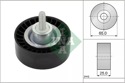 Deflection/Guide Pulley, V-ribbed belt Schaeffler INA 532 0886 10)