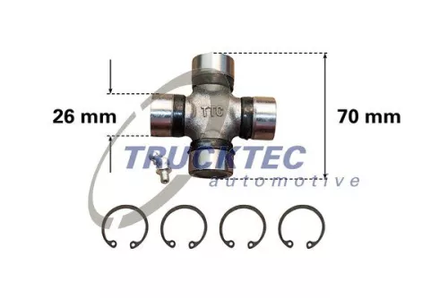 Joint, propshaft TRUCKTEC AUTOMOTIVE 02.34.011)