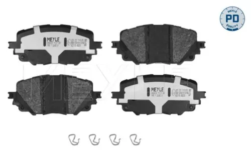 Brake Pad Set, disc brake MEYLE 025 222 7115/PD)