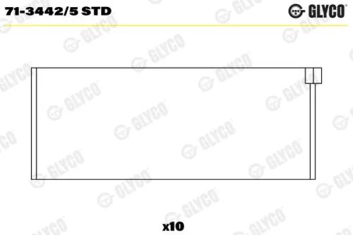 Connecting Rod Bearing GLYCO 71-3442/5 STD)