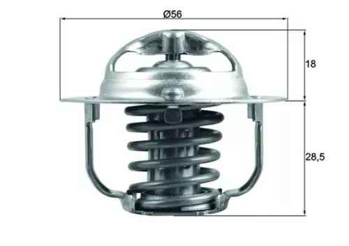 Thermostat, coolant MAHLE TX 208 88D)