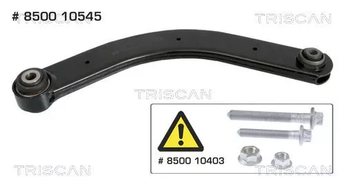 Control/Trailing Arm, wheel suspension TRISCAN 8500 10545)