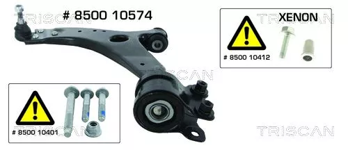 Control/Trailing Arm, wheel suspension TRISCAN 8500 10574)