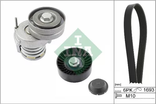 V-ribbed Belt Set Schaeffler INA 529 0534 10)