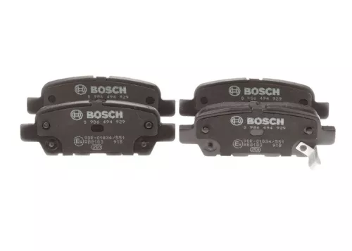 Brake Pad Set, disc brake BOSCH 0 986 494 929)