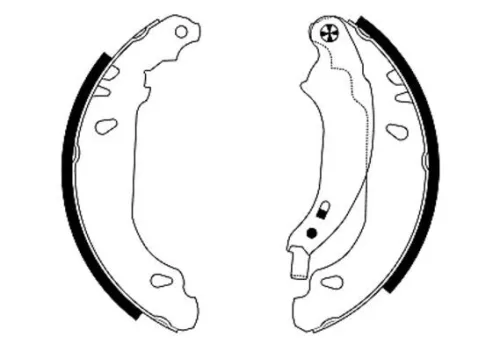 Brake Shoe Set TEXTAR 91053700)