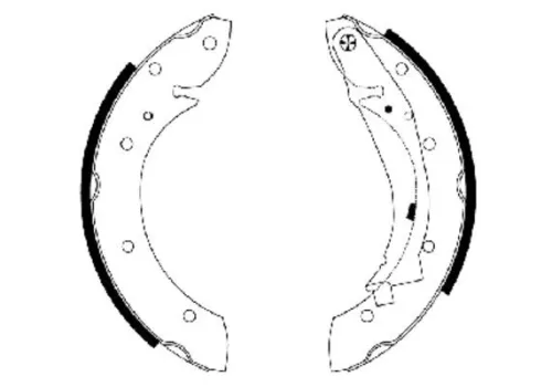 Brake Shoe Set TEXTAR 91053900)