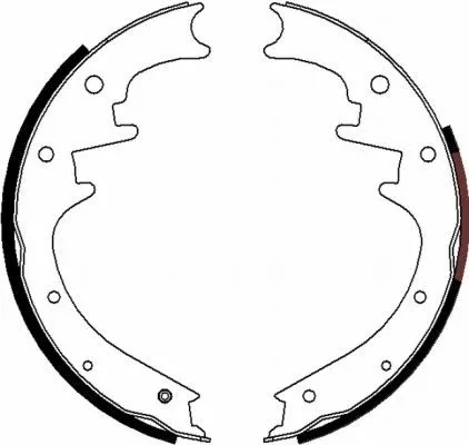 Brake Shoe Set TEXTAR 91069700)