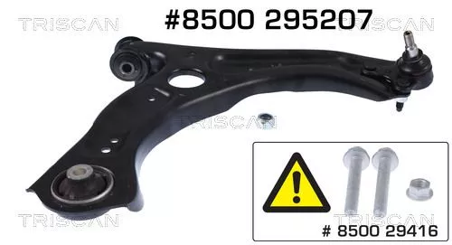 Control/Trailing Arm, wheel suspension TRISCAN 8500 295207)