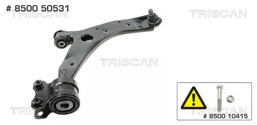 Control/Trailing Arm, wheel suspension TRISCAN 8500 50531)