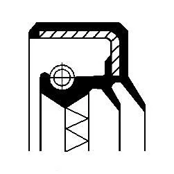 Shaft Seal, differential CORTECO 49107032)