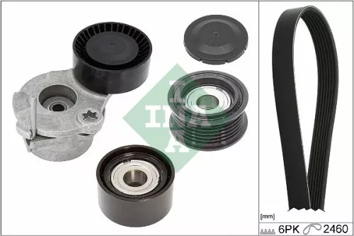 V-ribbed Belt Set Schaeffler INA 529 0538 10)