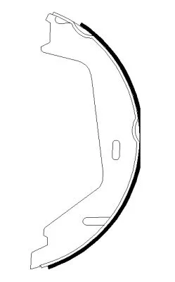 Brake Shoe Set, parking brake TEXTAR 91081300)
