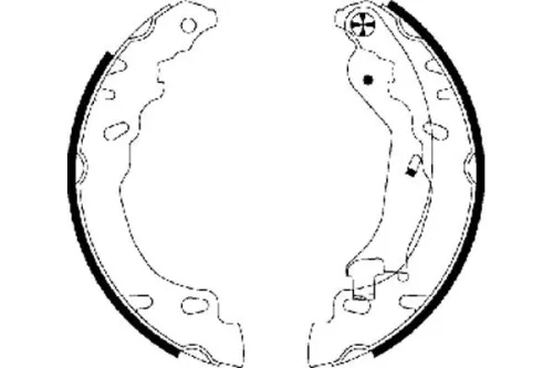 Brake Shoe Set TEXTAR 91064600)