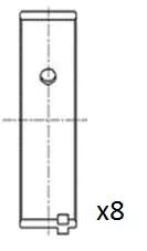 Connecting Rod Bearing FAI AutoParts BB2011-STD)