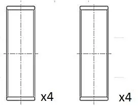 Connecting Rod Bearing FAI AutoParts BB2026-STD)