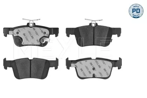 Brake Pad Set, disc brake MEYLE 025 222 3116/PD)