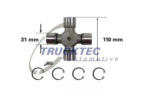 Joint, propshaft TRUCKTEC AUTOMOTIVE 01.34.038)