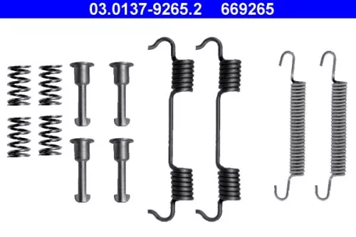 Accessory Kit, parking brake shoes ATE 03.0137-9265.2)