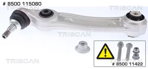 Control/Trailing Arm, wheel suspension TRISCAN 8500 115080)
