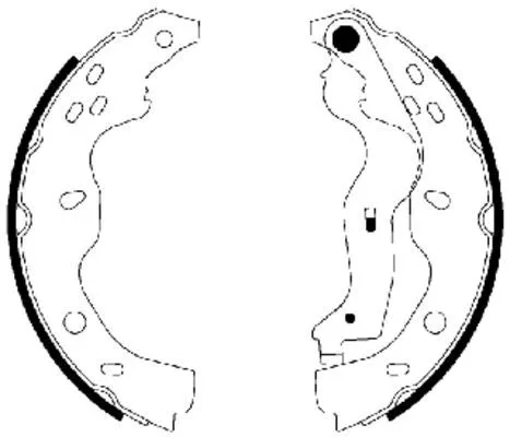 Brake Shoe Set TEXTAR 91067500)
