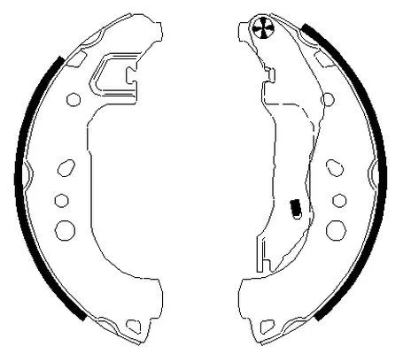 Brake Shoe Set TEXTAR 91080100)
