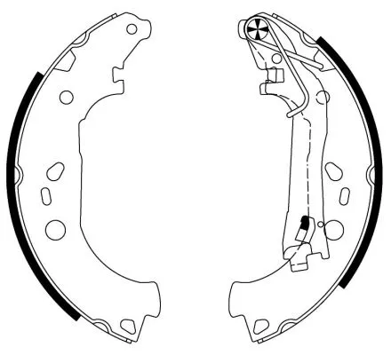 Brake Shoe Set TEXTAR 91067600)