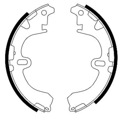 Brake Shoe Set TEXTAR 91043100)