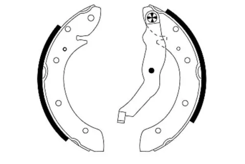 Brake Shoe Set TEXTAR 91050000)
