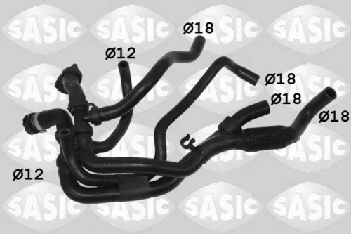 Radiator Hose SASIC 3404200)