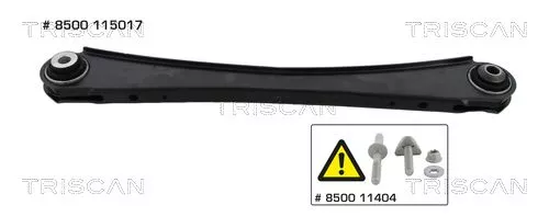 Control/Trailing Arm, wheel suspension TRISCAN 8500 115017)