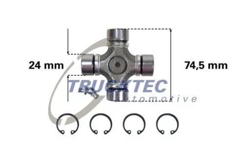 Joint, propshaft TRUCKTEC AUTOMOTIVE 02.34.053)