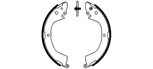 Brake Shoe Set TEXTAR 91050600)