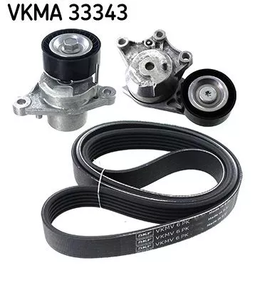 V-ribbed Belt Set SKF VKMA 33343)