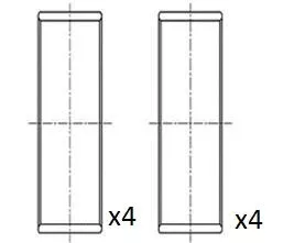Connecting Rod Bearing FAI AutoParts BB2068-STD)