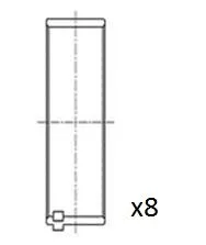 Connecting Rod Bearing FAI AutoParts BB2082-STD)