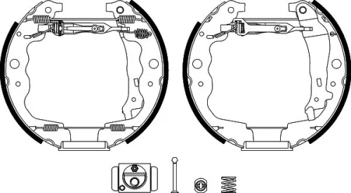 Brake Shoe Set TEXTAR 84069301)