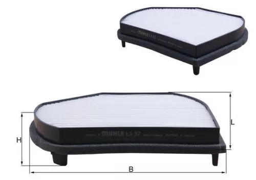 Filter, cabin air KNECHT LA 37)
