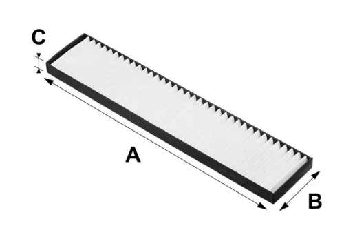 Filter, cabin air VALEO 698247)