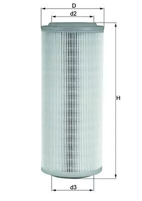 Air Filter KNECHT LX 855)