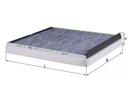 Filter, cabin air KNECHT LAK 74)