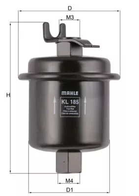 Fuel Filter KNECHT KL 185)